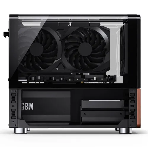 Case JONSBO V12 Black – M-ATX/ ITX| GPU 260mm| Kính 270°